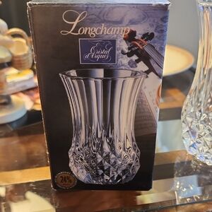 Longchamp Crystal Vase - Clear Brilliance